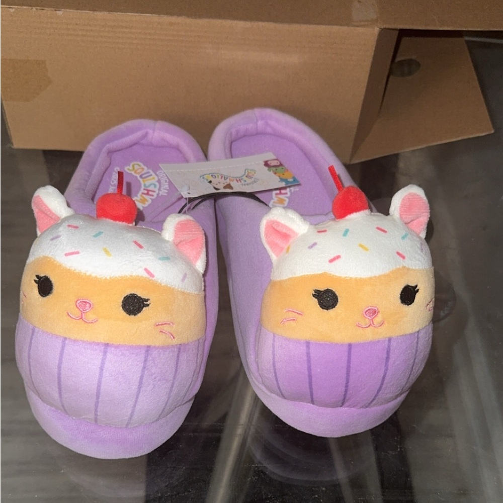 Squishmallows Purple Slippers